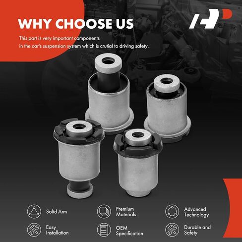 A-Premium 4 x Front Lower Control Arm Bushing Kit, Compatible with Ford F-150 F150 2009-2014, Expedition 2007-2014 & Lincoln Navigator 2007-2014 in Saudi Arabia