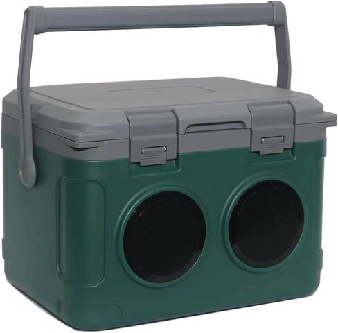 Camp Cooler with Bluetooth Speaker 22 Quart，48 Hours Ice Retention, Portable Handle, Outdoor Camping Cooler for BBQs, Beach, Hiking in Saudi Arabia