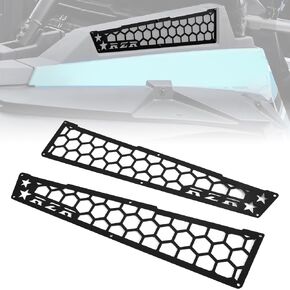 Aluminum Air Intake Covers for Polaris RZR XP 1000/XP 4 1000 2014-2023 Accessories, Black Metal Side Frog Skin Protector Cover Bezel Engine Mesh Grills (2PCS, Bolt-on) in Kuwait
