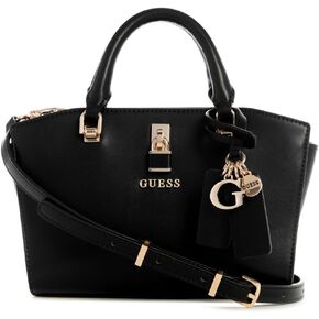 GUESS Queensland Mini Satchel, Black in Kuwait