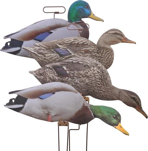 Higdon Outdoors Flats Mallard Standard Silhouette Waterfowl Decoy, 12-Pack in Saudi Arabia
