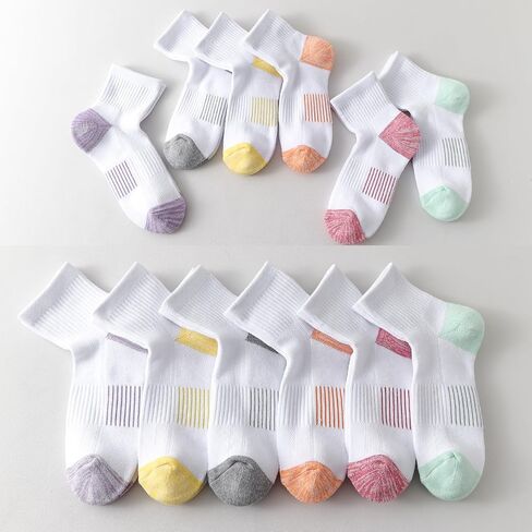 Ankle Socks Womens Athletic Cushioned Socks Thick Cotton Running Sock Low Cut Hiking Sock 6 Pairs in Saudi Arabia
