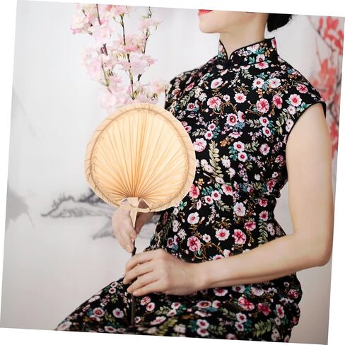 Handmade Palm Leaf Fan Handheld Summer Cooling Fan for Camping Wedding Wall Decor in Saudi Arabia