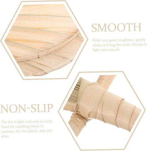 Handmade Palm Leaf Fan Handheld Summer Cooling Fan for Camping Wedding Wall Decor in Saudi Arabia