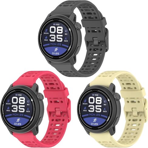 20mm Silikon Strap For COROS PACE 2/APEX 2/APEX 42mm For Women and Men in Kuwait