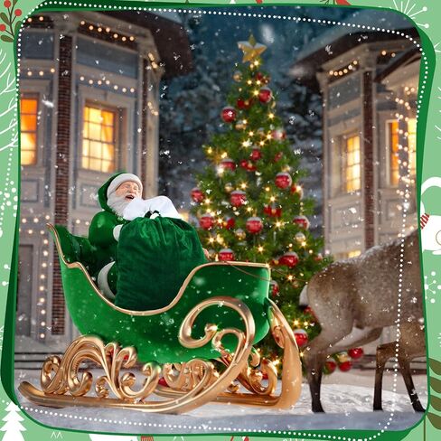 Shappy 2 Pcs Christmas Velvet Santa Claus Bags 20 x 28 Inch Large Santa Gift Sack with Drawstring Santa Claus Bag Christmas Gift Presents Bags for Xmas Present Toys Holiday Party Supplies(Brown) in Saudi Arabia