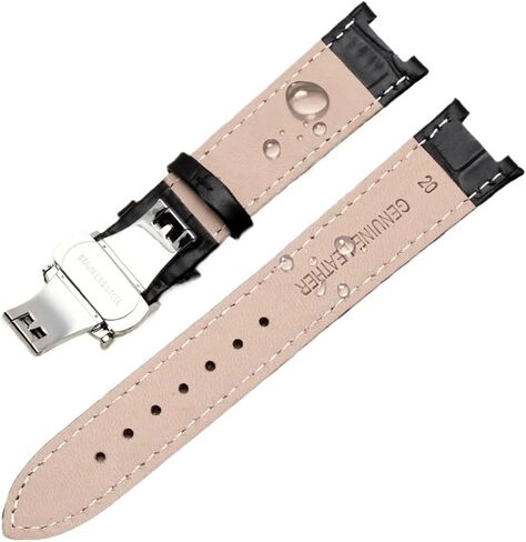 حزام ساعة CongYi من الجلد الطبيعي متوافق مع MK Michael Kors Mike Coles Mk2277 2425 سوار ساعة مقاوم للماء ومقاوم للعرق 20 ملم in Kuwait