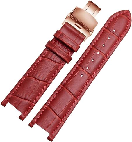حزام ساعة CongYi من الجلد الطبيعي متوافق مع MK Michael Kors Mike Coles Mk2277 2425 سوار ساعة مقاوم للماء ومقاوم للعرق 20 ملم in Kuwait