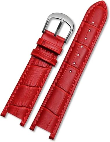 حزام ساعة CongYi من الجلد الطبيعي متوافق مع MK Michael Kors Mike Coles Mk2277 2425 سوار ساعة مقاوم للماء ومقاوم للعرق 20 ملم in Kuwait