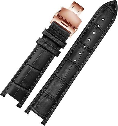 حزام ساعة CongYi من الجلد الطبيعي متوافق مع MK Michael Kors Mike Coles Mk2277 2425 سوار ساعة مقاوم للماء ومقاوم للعرق 20 ملم in Kuwait