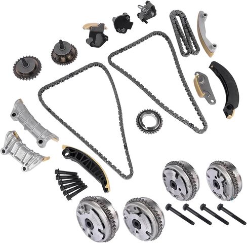 GELUOXI Engine Timing Chain Kit with VVT Sprocket Replacement for Cadillac ATS CTS Chevy Camaro Equinox Malibu GMC Acadia 2.8L/3.0L/3.2L/3.6L 2007-2021 12603745 12626160 9-0753SVVT in Saudi Arabia