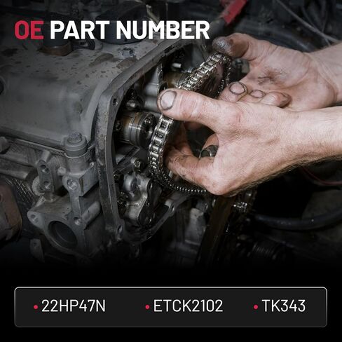 مجموعة سلسلة توقيت المحرك BDFHYK 1.4 مع شداد متوافق مع Chevy Cruze Limited Sonic Trax Volt 11-21، متوافق مع Cadillac ELR 14-16 متوافق مع Buick Encore 13-21،1.4L L4 22HP47N TK343 in Kuwait