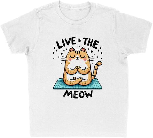 Live in The Meow Kids T-Shirt Youth in Saudi Arabia