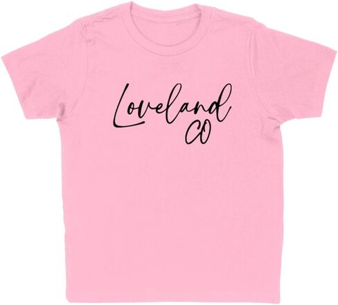 Script Loveland Colorado Kids T-Shirt Youth in Saudi Arabia