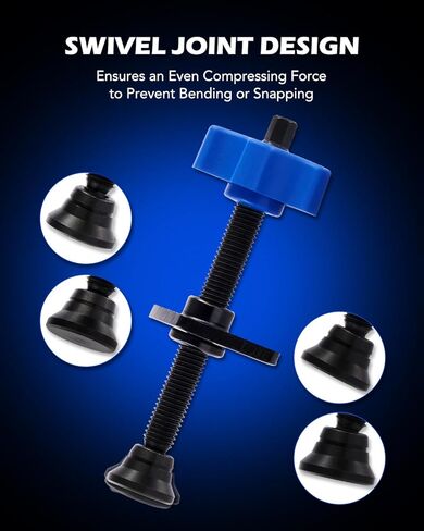 Orion Motor Tech Brake Pad Spreader, Heavy Duty Brake Pad Spreader Tool, Brake Piston Compressor Tool for Compressing Inner Pad, Solid Steel Disc Brake Caliper Spreader for Cars & Light Trucks in Kuwait