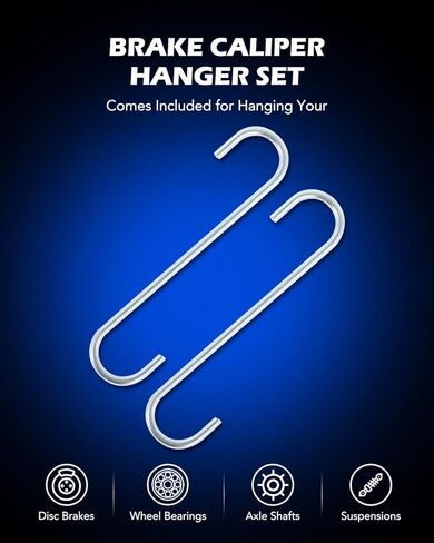 Orion Motor Tech Brake Pad Spreader, Heavy Duty Brake Pad Spreader Tool, Brake Piston Compressor Tool for Compressing Inner Pad, Solid Steel Disc Brake Caliper Spreader for Cars & Light Trucks in Kuwait