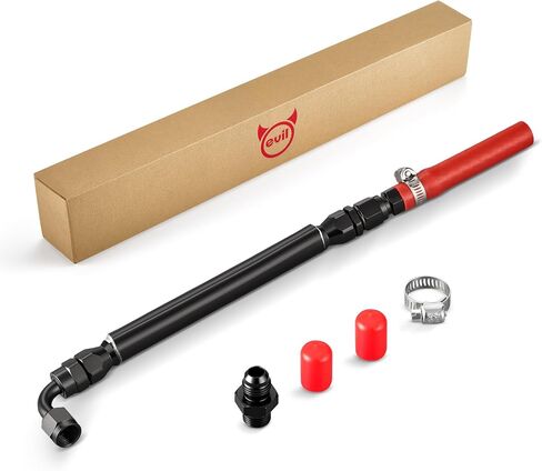 EVIL ENERGY Turbocharger Coolant Line for 2011–2014 Ford Powerstroke 6.7L, Durable Turbo Coolant Feed Line with Heat-Resistant Braided Stainless Steel & PTFE for Direct OEM Replacement in Saudi Arabia