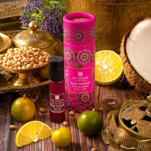 SPA CEYLON Happy Uplifting Balm Roll On | Naturally Refreshing & Revitalizing | Vegetarian | Ideal for All Skin Types in Kuwait