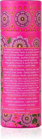 SPA CEYLON Happy Uplifting Balm Roll On | Naturally Refreshing & Revitalizing | Vegetarian | Ideal for All Skin Types in Kuwait