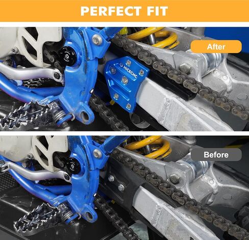 NICECNC سلسلة دليل الدراجة النارية مسند ضرس متوافق مع Yamaha YZ85 2002 2003 2004 2005 2006 2007 2008 2009 2010-2021 YZ85 Team 2011-2014، الألومنيوم بآلة CNC in Saudi Arabia