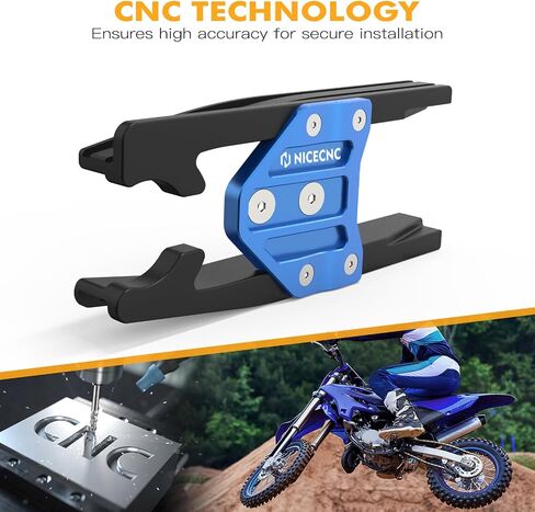 NICECNC سلسلة دليل الدراجة النارية مسند ضرس متوافق مع Yamaha YZ85 2002 2003 2004 2005 2006 2007 2008 2009 2010-2021 YZ85 Team 2011-2014، الألومنيوم بآلة CNC in Saudi Arabia