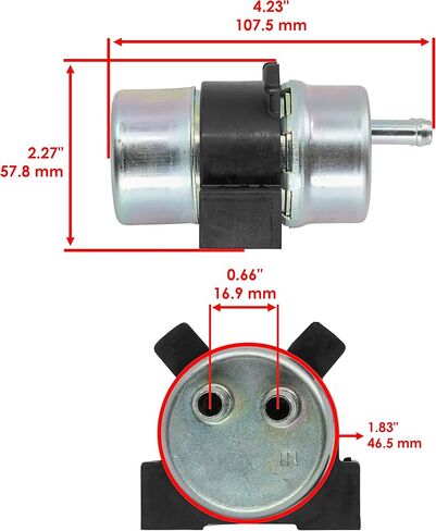 Caltric Fuel Pump Compatible with Yamaha XVS1100 V-Star 1100 Classic 2003-2009 in Saudi Arabia