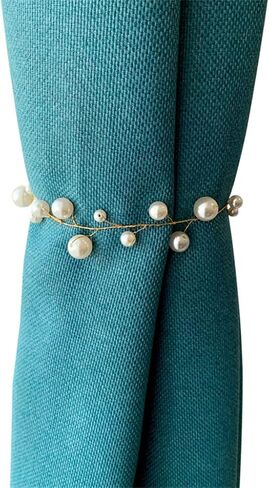 FMURY Pearl Curtain Tie Alloy Tie Rope Bedroom Living Room Curtain Buckle in Saudi Arabia