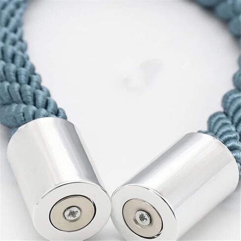 FMURY Curtain Tie Creative Curtain Accessories Rope Tie Magnetic Curtain Buckle(Black) in Saudi Arabia