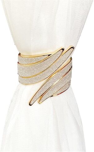 FMURY Curtain tie and Metal Diamond-Encrusted Bedroom Living Room Soft Decoration Curtain Buckle Pair in Saudi Arabia