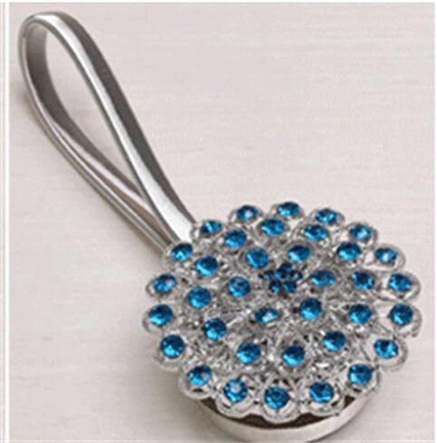 FMURY Curtain Strap tie Decoration Curtain Buckle Free Punch Hook Wall Hook Magnet Strap Hook(D) in Saudi Arabia