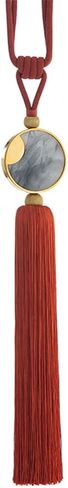 FMURY Ink New Chinese Curtain Strap Rope Hanging Ball Tassel Big Spike-Like Curtain Buckle(Gray) in Saudi Arabia