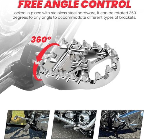 أوتاد قدم أمامية M8 Softail متوافقة مع Harley Davidson 2018-2025 FXST FXBB FXLR FXLRS FXLRST FLSB FXBR FXBRS RH1250S Street Bob Low Rider LowRider Breakout Rider's Footrest Pedal in Saudi Arabia