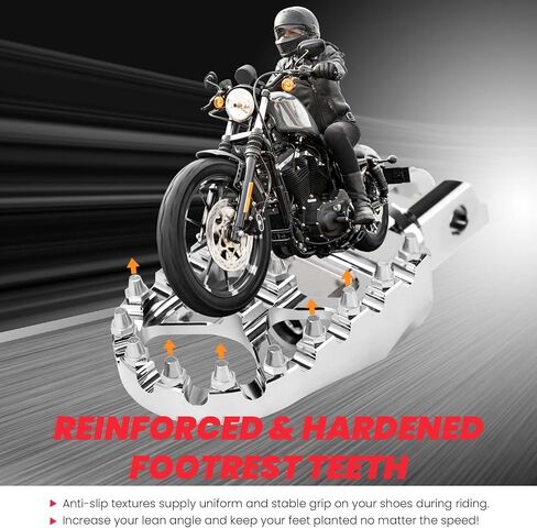 أوتاد قدم أمامية M8 Softail متوافقة مع Harley Davidson 2018-2025 FXST FXBB FXLR FXLRS FXLRST FLSB FXBR FXBRS RH1250S Street Bob Low Rider LowRider Breakout Rider's Footrest Pedal in Saudi Arabia