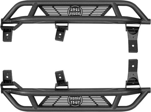 Hooke Road TJ Side Step Bars Rocker Guards لـ 1997-2006 Jeep Wrangler TJ (باستثناء غير محدود)، لوح الجري الأنبوبي Rock Sliders in Saudi Arabia