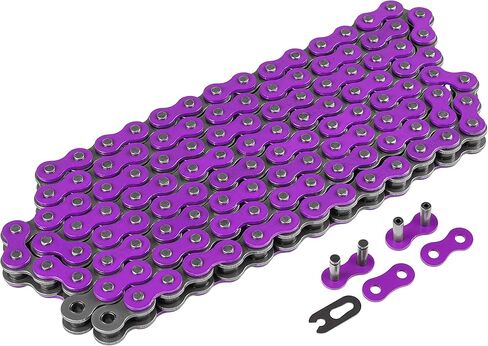 Caltric Drive Chain with Front Rear Sprockets Kit Compatible with Kawasaki KEF300 Lakota 300 1995-2003 in Saudi Arabia