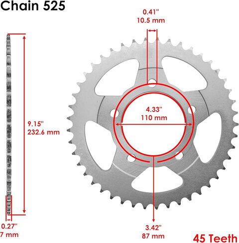 Caltric Blue Drive Chain And Sprocket Kit Compatible with Suzuki Sv650 Sv 650 Abs 1999-2013 in Saudi Arabia