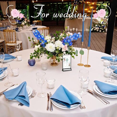 Zonon 6 Pack 8.5 x 11 Inch Clear Acrylic Sign Holder with Borders and Vertical Stand, Double Sided Table Menu Holders Picture Frames for Restaurant Signs, Valentine's Day Party Table Numbers in Saudi Arabia