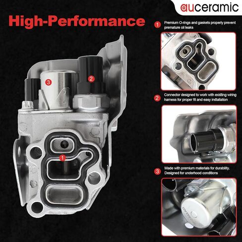 15810-RAA-A03 VTEC Solenoid Spool Valve w/Oil Pressure Switch & Gasket Fit for 2002-2011 Honda Civic CR-V Element Accord, 2002-2006 Acura RSX L4 2.0L 2.4L K20 K24 15810-PPA-A01 15810-PNE-G01 in Saudi Arabia