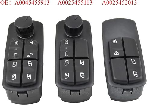 A0025452013 A0025455113 A0045455913 Driver Side Power Window Switch Button Auto Parts 1Pcs(A0045455913) in Saudi Arabia