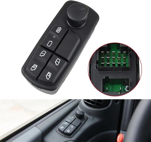 A0025452013 A0025455113 A0045455913 Driver Side Power Window Switch Button Auto Parts 1Pcs(A0045455913) in Saudi Arabia
