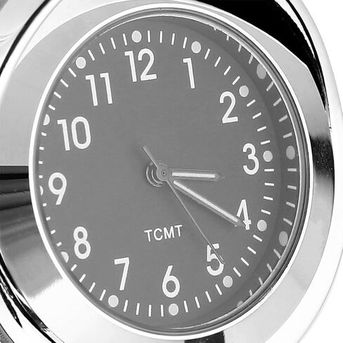 TCMT Aluminum 1 1/4" 1.25'' Chrome Handlebar Mount Clock Fits For Harley Custom Motorcycle in Saudi Arabia
