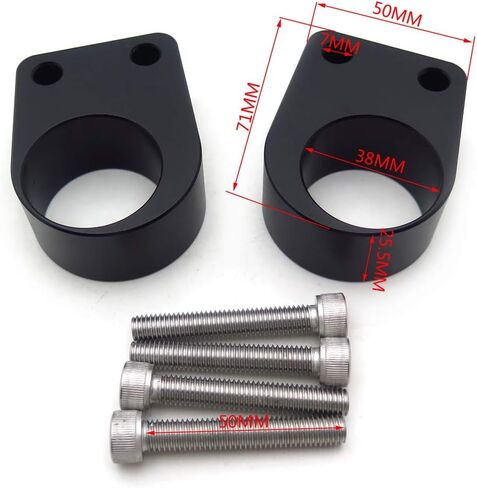SMT- Handlebar Riser Kit Move Bar Up 25mm Compatible with Kawasaki Ninja 250 Ninja 300 2013-2019 in Saudi Arabia