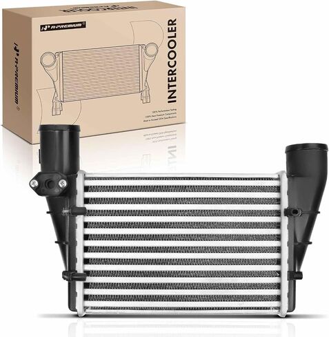 A-Premium Front Turbo Intercooler Compatible with Volkswagen Passat 1998-2000 & Audi A4 1997-2001, A4 Quattro 1997-2001, 1.8L, Ref. 058145805A, 058145805B in Saudi Arabia