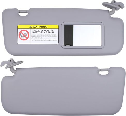 2Pcs Gray Driver and Passenger Side Sun Visor for Hyundai Accent 2011-2015 in Saudi Arabia