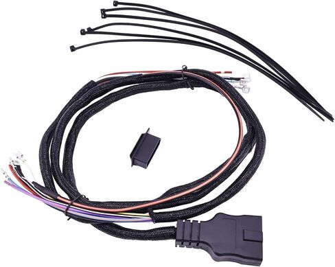 11-Pin Plow Side Light Wiring Harness 26347 26377 مع غطاء غبار متوافق مع محاريث Western Fisher Blizzard SnowEx in Kuwait