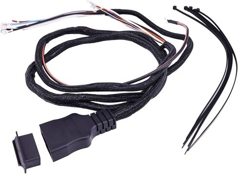 11-Pin Plow Side Light Wiring Harness 26347 26377 مع غطاء غبار متوافق مع محاريث Western Fisher Blizzard SnowEx in Kuwait