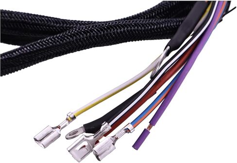 11-Pin Plow Side Light Wiring Harness 26347 26377 مع غطاء غبار متوافق مع محاريث Western Fisher Blizzard SnowEx in Kuwait