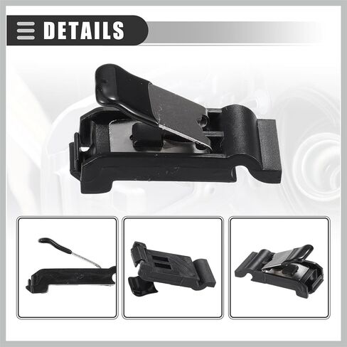 Fuel Door Spring Clip, Gas Fuel Tank Door Cover Release Spring Clip, for Toyota Camry 2012-2019, Plastic Metal, No.7736002020, Black Replacement Car Parts in Saudi Arabia