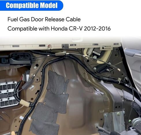 Fuel Gas Door Release Cable Fit for Honda CR-V 2012 2013 2014 2015 2016 Replace# 74411-T0A-003 in Saudi Arabia