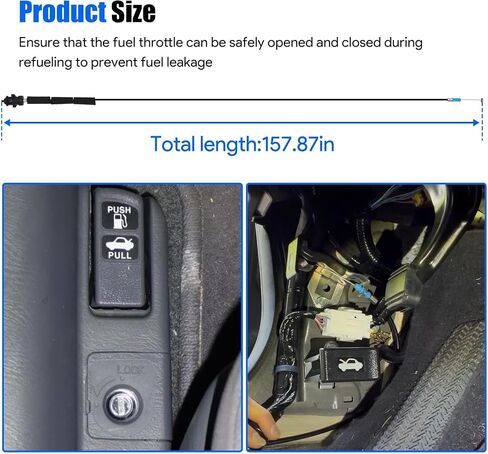 Fuel Gas Door Release Cable Fit for Honda CR-V 2012 2013 2014 2015 2016 Replace# 74411-T0A-003 in Saudi Arabia